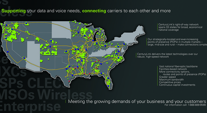 Wholesale Map (CenturyLink)